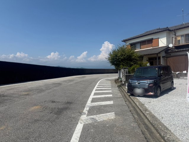 高知市種崎（新築）の前面道路含む現地写真