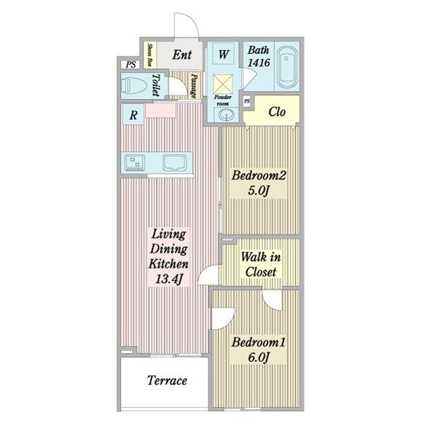 プエンテリア岡崎　岡崎市柱町の間取り
