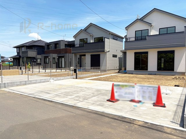 土浦市神立町　新築戸建て　B号棟の駐車場|カースペースは2台お停めいただけます♪