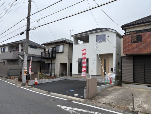新築戸建　柏市西原1丁目の前面道路含む現地写真