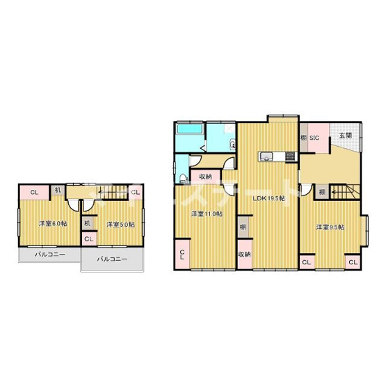 【間取り】 | 郡築一番町戸建