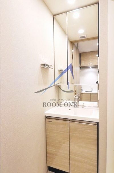 ジェノヴィア綾瀬Ⅱの洗面所|洗面台です。