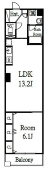 【間取り】 | ブラービ南船場