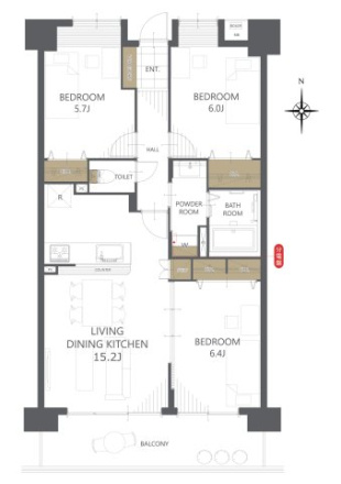 グレースピア長嶺Ⅰの画像