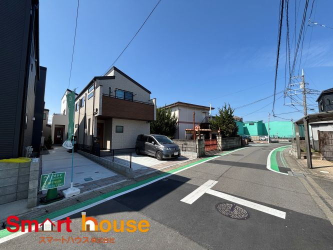 相模原市中央区上溝　1棟の前面道路含む現地写真
