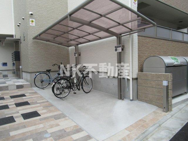 【その他共用部分】 | クリエオーレ菱屋西（河内小阪賃貸） | 駐輪場です