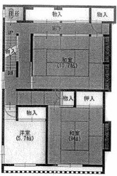 千日前１丁目店舗戸建の間取り|２階