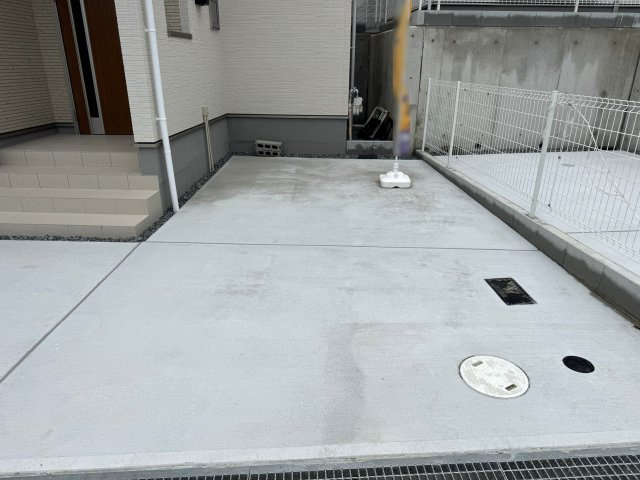 神戸市垂水区南多聞台5丁目新築戸建C号地の駐車場