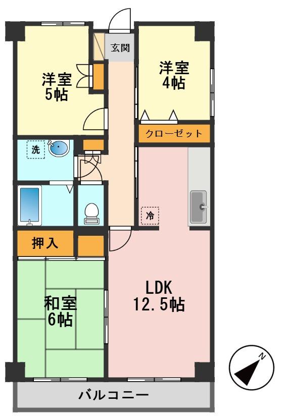 ドエル葛飾の間取り