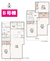 【間取り】 | 清水町長沢B号棟　間取り図