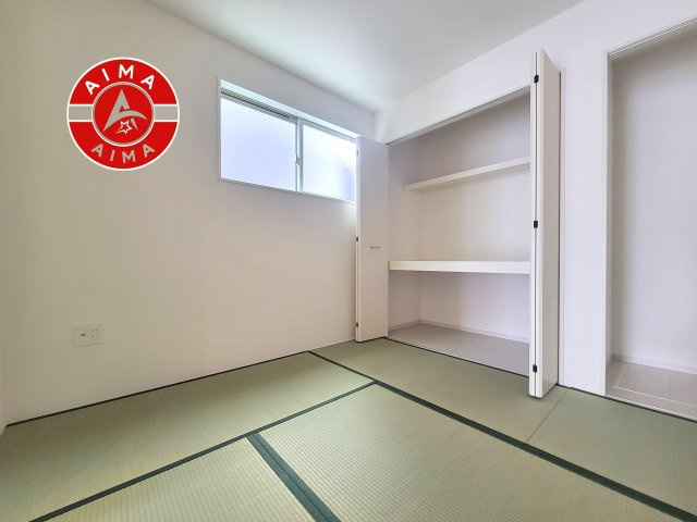 糟屋郡宇美町大字井野第5-3棟(1号棟)の和室|将来的に、琉球畳を引きまして和室風にすることも可能です。