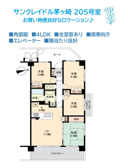 【間取り】 | 全居室に窓があり、陽光が降り注ぐ明るい室内でお過ごしいただけます◎
陽当たりの良さなど現地ご体感くださいませ♪