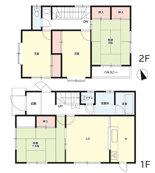 【間取り】 | 熊谷市玉井南3丁目　中古住宅  