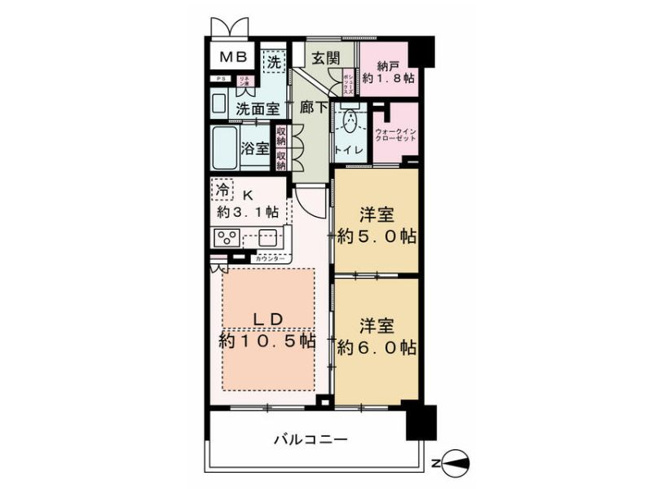 【間取り】 | ウィズフィール京都山科
