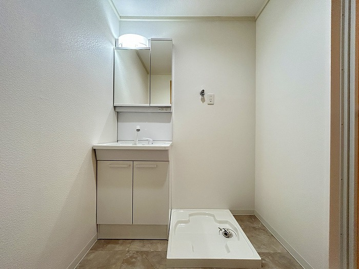ふよう小戸ハイツの独立洗面台