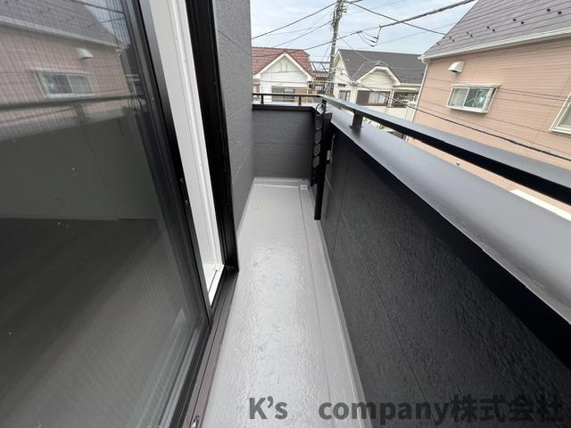 茅ヶ崎市南湖3丁目　新築戸建　1号棟のバルコニー|2階バルコニー◇◇