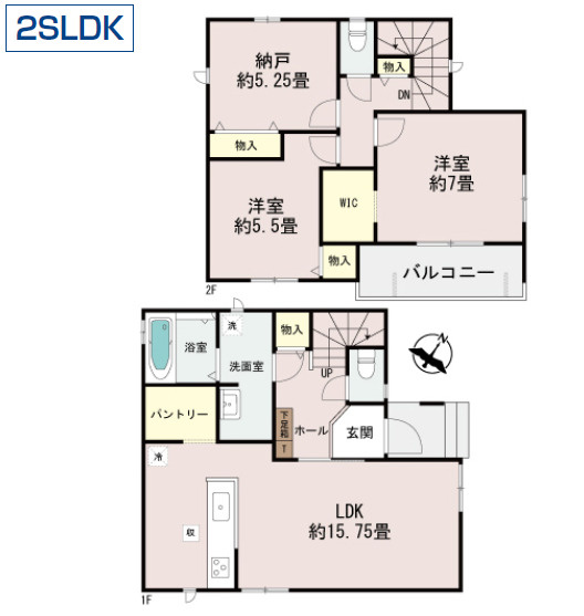ハートフルタウン宜野湾市嘉数　B号棟の間取り