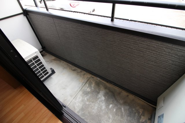 コーポラス芝のバルコニー