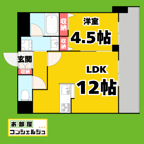 Flair丸の内の間取り