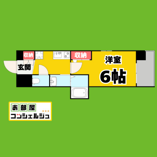 エステムコート名古屋泉プラチナムゲートの間取り