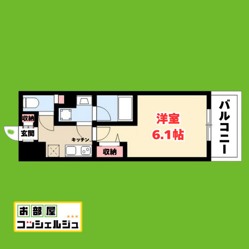 ディアレイシャス東別院の間取り