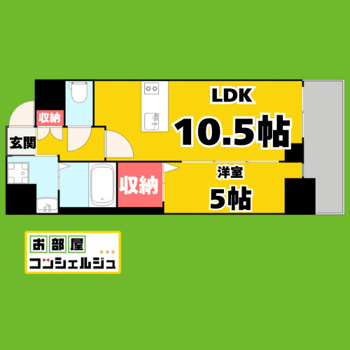 MAXIV名古屋上前津の間取り