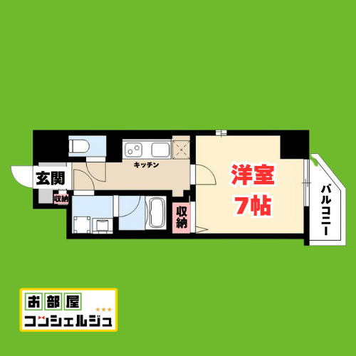 コートバスクの間取り