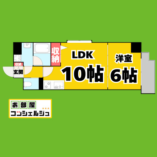 HF名駅北レジデンス　EASTの間取り