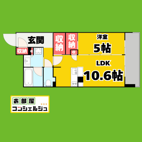 ローレルアイ名駅東の間取り