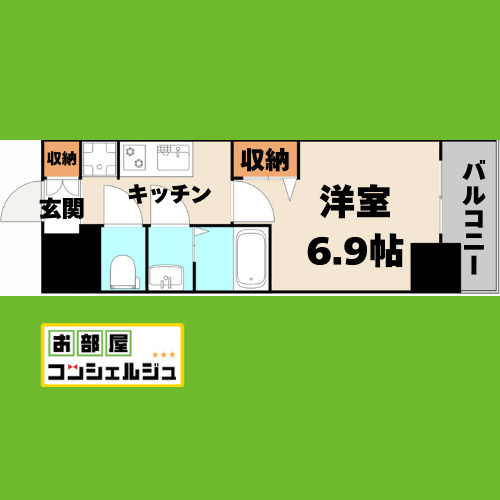 ディアレイシャス浅間町IIIの間取り