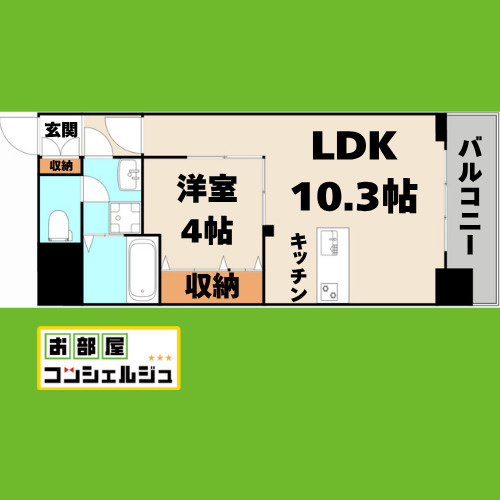 ブランブリエ東山ドゥーエの間取り