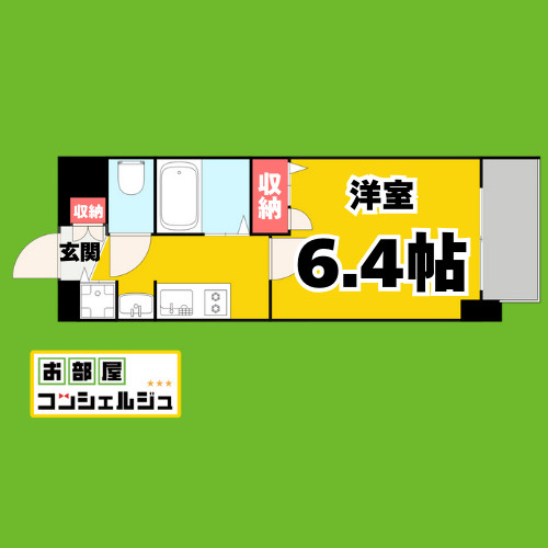 プレサンス鶴舞公園WESTの間取り