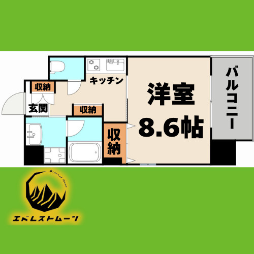 FRENCIA NOIE名駅の間取り