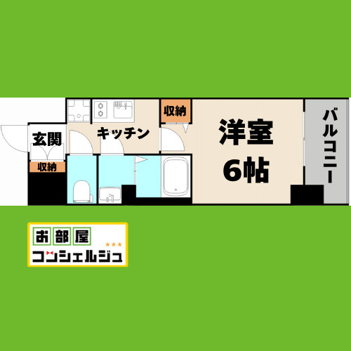 アステリ鶴舞トゥリアの間取り