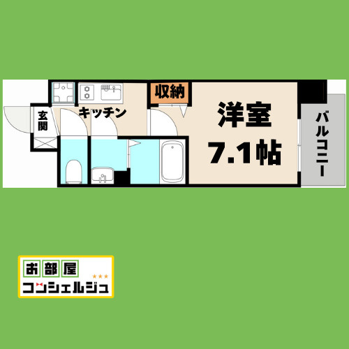 ディアレイシャス上前津の間取り