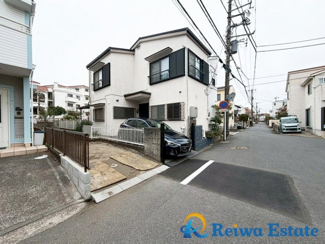 売地　茅ヶ崎市東海岸南6丁目の前面道路含む現地写真