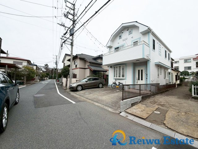 売地　茅ヶ崎市東海岸南6丁目の前面道路含む現地写真