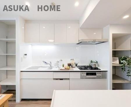 レクセル新子安のキッチン|食器洗機付きになります。気になる水回りも新しくなっているのは嬉しいですね。