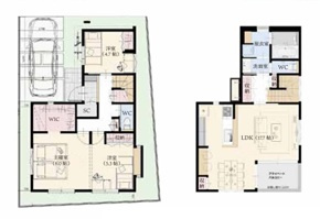 【間取り】 | 新築戸建／ふじみ野市上福岡４丁目（全4棟）