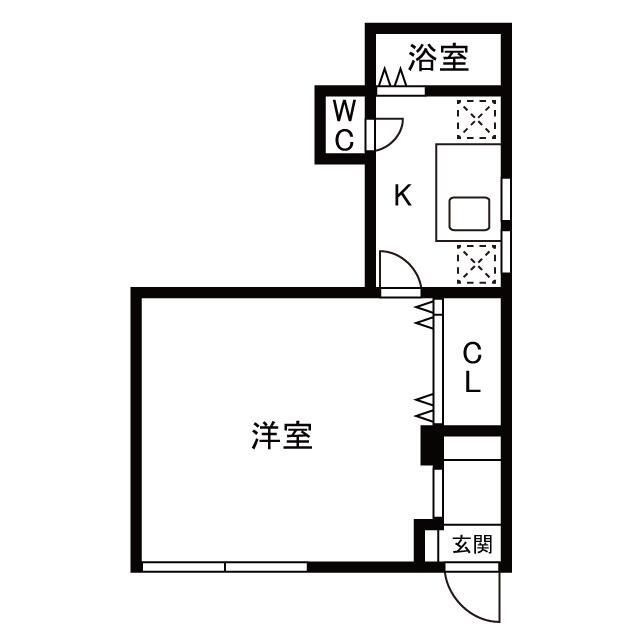 北川荘の間取り