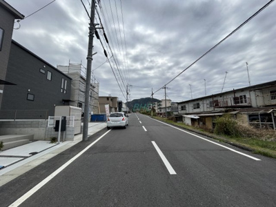 【前面道路含む現地写真】 | バードタウン石山大平BH 分譲６３区画８号地