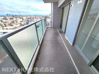【バルコニー】 | パルメーラ立花南　南東角部屋 | バルコニーは東向きです♪朝日が爽やかに照らしてくれます！！