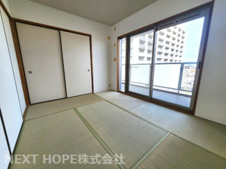 【和室】 | パルメーラ立花南　南東角部屋 | 和室6帖です♪足を伸ばして寛げる居室です！！バルコニーに面した明るく開放的な室内です！ぜひ現地でご確認ください！１