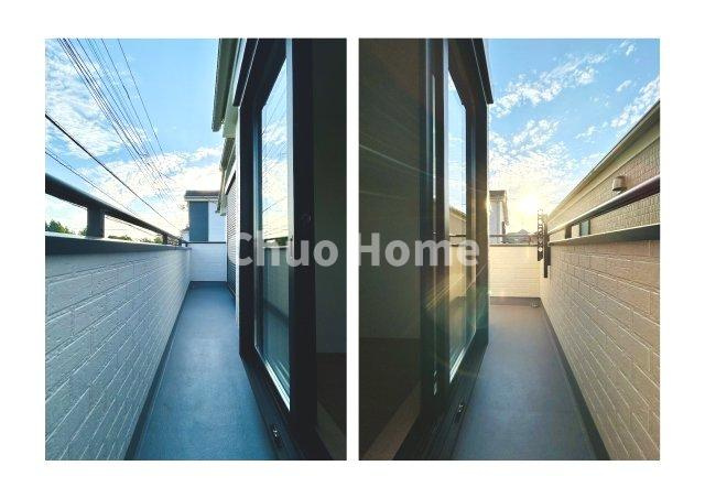 江戸川区西篠崎1丁目新築分譲住宅のバルコニー|バルコニー