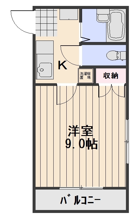奥田西町ハイツの間取り