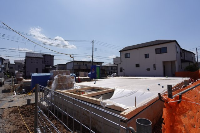 川越市的場　3(４)LDK＋パントリー＋WIC　並列駐車２台の外観