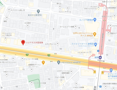 【地図】 | ソルテラス大阪城東