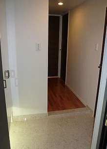 パークキューブ東品川の玄関