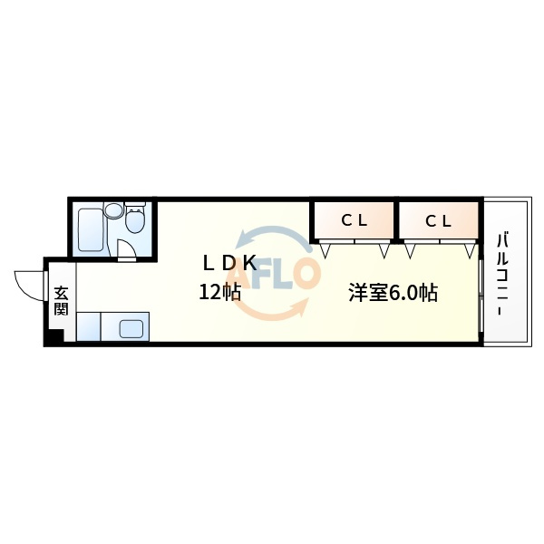西田辺ハイツの間取り|西田辺ハイツ　間取り