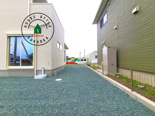 糟屋郡志免町桜丘3丁目第7-1棟（1号棟）の庭|お庭で自由な時間を過ごせます。